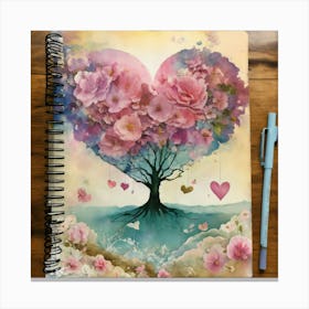 Heart Tree 10 Canvas Print