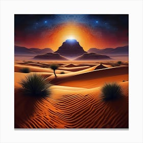 Desert Landscape 68 Canvas Print