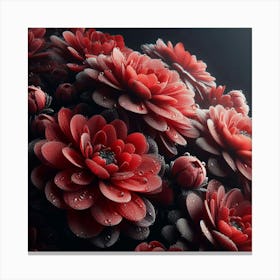 Red Flowers Canvas Print