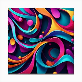 Abstract Abstract Art 5 Canvas Print