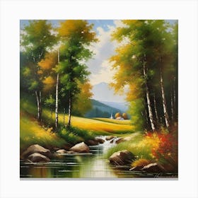 Autumn In The Forest 17 Canvas Print