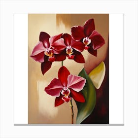 Red Orchids Canvas Print