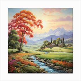 Autumn Landscape 10 Canvas Print