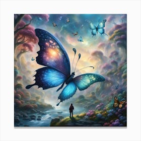 Fantasy Art Butterfly I Canvas Print