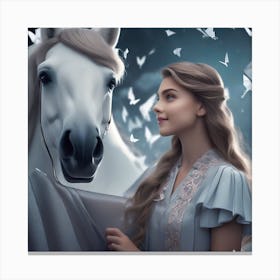 Fairytale Horse 4 Canvas Print