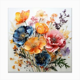 Bouquet Of Flowers 5 Canvas Print