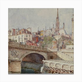 Paris Bridge Canvas Print