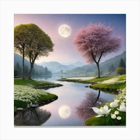 Peaceful Landscapes (53) Canvas Print