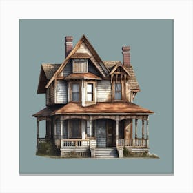 Victorian House Canvas Print