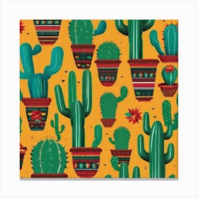 Mexican Cactus 61 Canvas Print