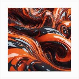 Abstract Swirls 1 Canvas Print