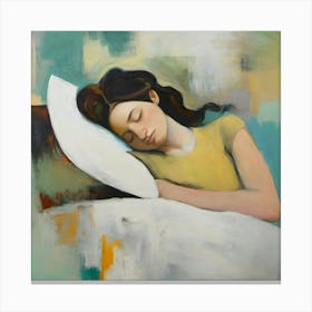 Dreaming Girl Canvas Print