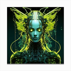 Cybernetic Woman 6 Canvas Print