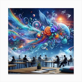 Psychedelic Art 7 Canvas Print