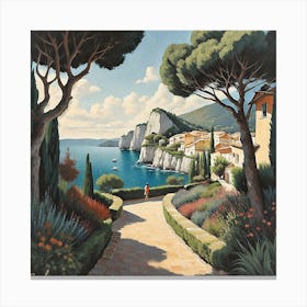 Giardini di Augusto Canvas Print