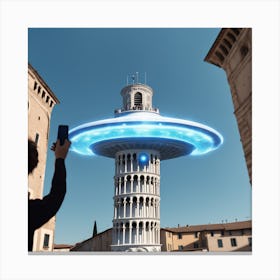 Leaning Tower Of Pisa Canvas Print