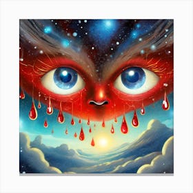 Face Of God Canvas Print