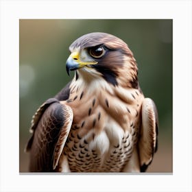 Photo Photo Majestic Falcon Staring With Sharp Talons In Focus 2 Canvas Print