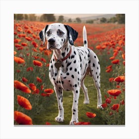 A Beautiful Dalmation Canvas Print