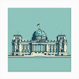 Berlin Reichstag Canvas Print