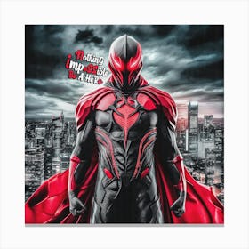Super hero Nothing Impossible Br Style HQ9k Canvas Print