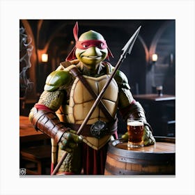 Turtle Warrior 3 Canvas Print