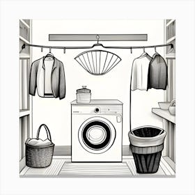 Laundry  Canvas Print