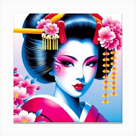 Geisha 15 Canvas Print