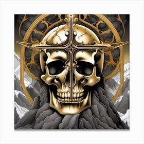 Skull And Crossbones 1 Canvas Print