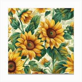 Sunflowers 10 Canvas Print