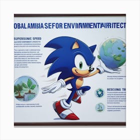 Sonic The Hedgehog 34 Canvas Print