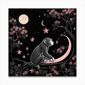 Chinese zodiac monkey Canvas Print
