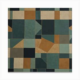 Abstract Tiled Wall Canvas Print