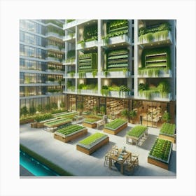 Urban Garden Canvas Print