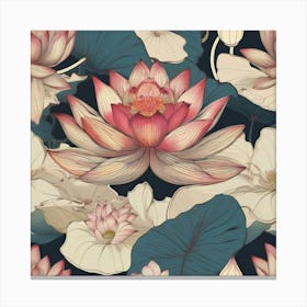 Lotus blossom Canvas Print