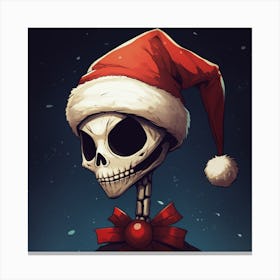 Merry Christmas! Christmas skeleton 1 Canvas Print