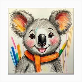 Koala Drawing 1 Canvas Print