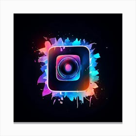 Instagram Social Media Networking Photography Platform App Icon Logo Camera Filters Photo (1) Canvas Print