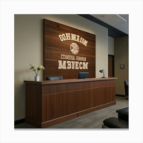 Default Create Unique Design Of Stadium Front Desk Wall Art 1 Canvas Print