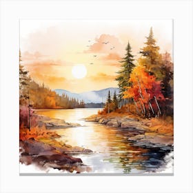 Falls shine Canvas Print