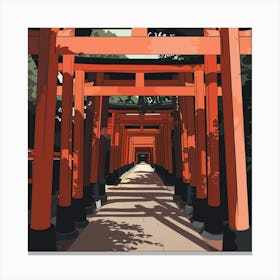 Fushimi Inari 2 Canvas Print