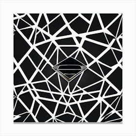 Black And White Abstract Canvas Print