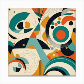 Default Mid Century Abstract Retros A Art 0 Canvas Print