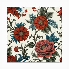 Floral Pattern 3 Canvas Print