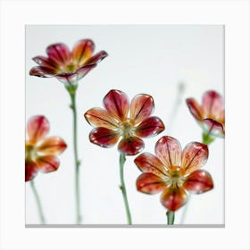 Glass Flowers Canvas Print