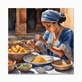 Egyptian Woman Canvas Print