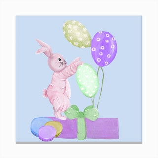 Sweet Easter Gifts Square Canvas Print