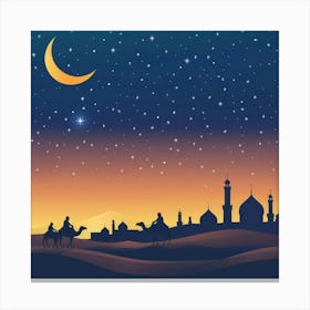 Ramadan Background 10 Canvas Print