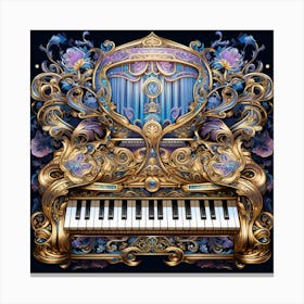 Piano Keys 1 Canvas Print