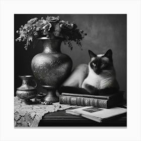 Ruler Of The Castle - Cat Life Hallway Canvas Print